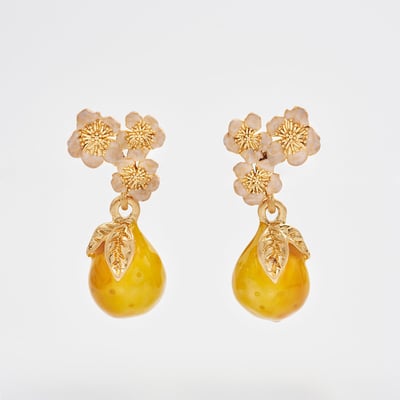 Fable England 金梨花垂耳環6