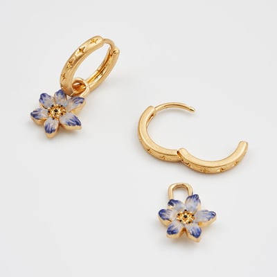 Fable England 夜影花月耳圈耳環4