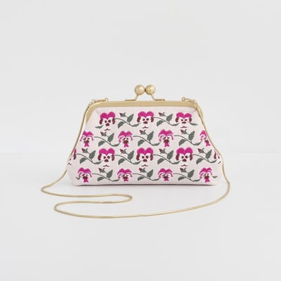 Fable England 復古刺繡珠扣包3