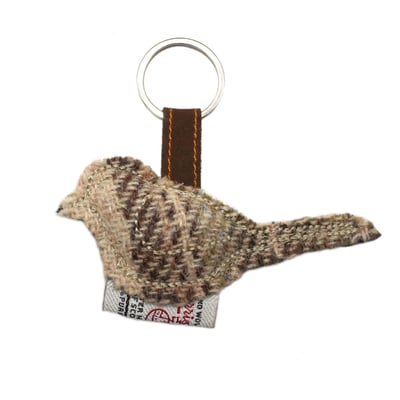 Heather 小鳥花呢吊飾3