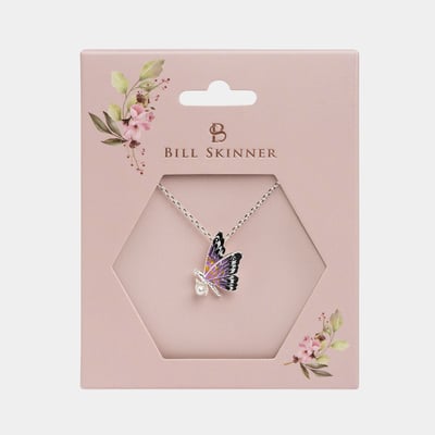 Bill Skinner 蝴蝶珍珠項鍊2