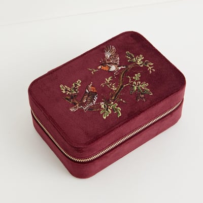 Fable England 知更鳥刺繡飾品盒3