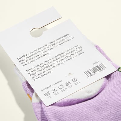 Kosi 氣泡酒觸感襪3