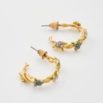 Fable England 花藤C形耳環3