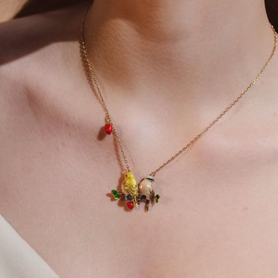 Bill Skinner 戴菊鳥煤山雀項鍊2