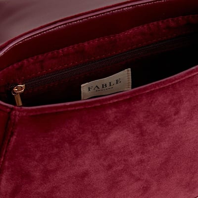 Fable England 狐狸蘑菇刺繡馬鞍包6