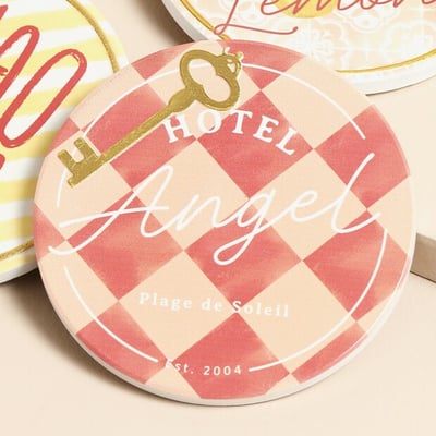 Lisa Angel 繽紛陶瓷杯墊2