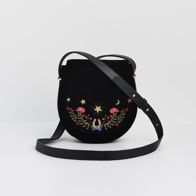 Fable England 星夜刺繡馬鞍包1