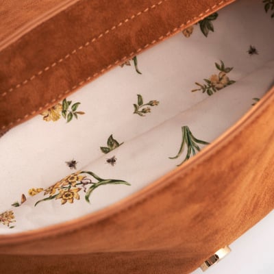 Fable England 麂皮刺繡肩背包4