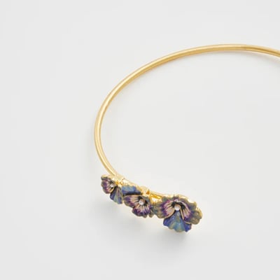 Fable England 三色堇珍珠手環3