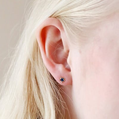 Lisa Angel 彩色星形耳針組3