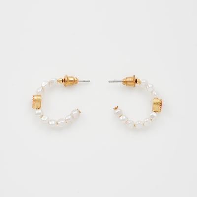 Fable England 珍珠愛心耳環4