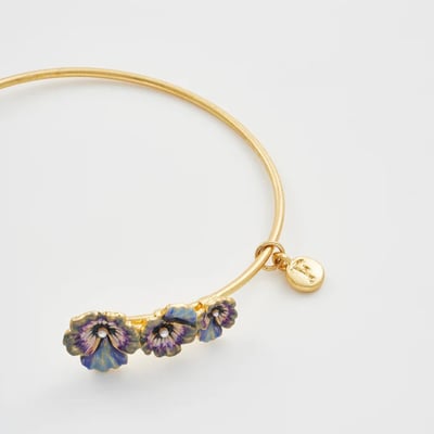 Fable England 三色堇珍珠手環4