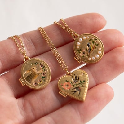 Fable England 藍山雀相片項鍊1