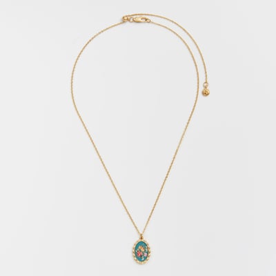 Fable England 玫瑰金框項鍊3