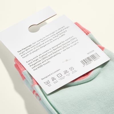 Kosi 紅鶴觸感襪3