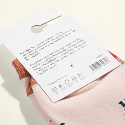 Kosi 廚師觸感襪3