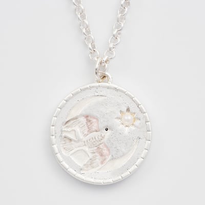 Fable England 和平鴿圓牌項鍊1