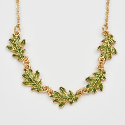 Fable England 綠橡葉頸鍊3