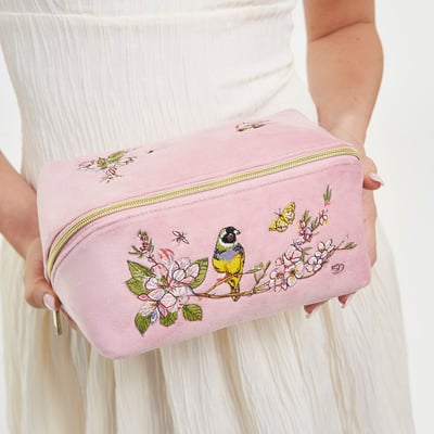 Fable England 花鳥刺繡收納包3