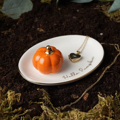 CGB 秋日南瓜飾品盤1