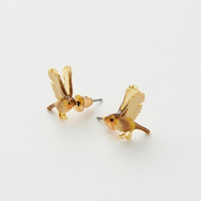 Fable England 飛翔知更鳥耳環3