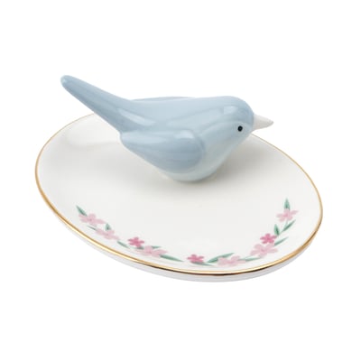 CGB 花卉小鳥飾品盤3