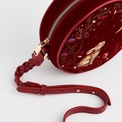 Fable England 星望兔刺繡圓形包4