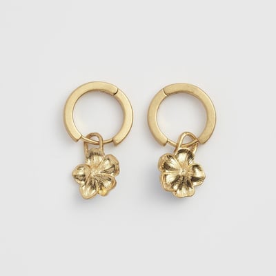 Fable England 勿忘我圈圈耳環5