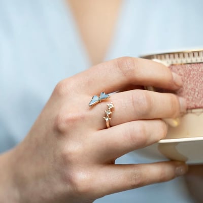 Fable England 藍蝴蝶戒指1