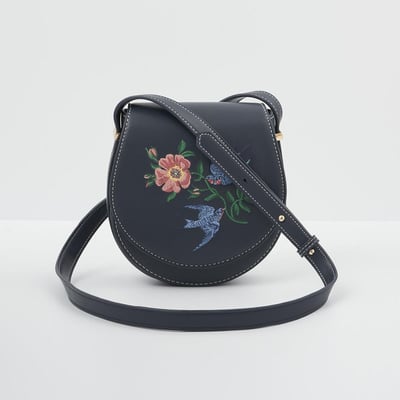 Fable England 燕子刺繡馬鞍包2