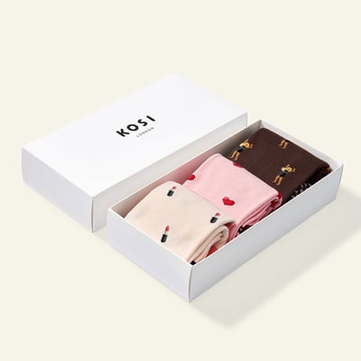 Kosi 觸感襪禮盒 / 三雙3