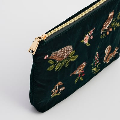 Fable England 森林刺繡收納包4