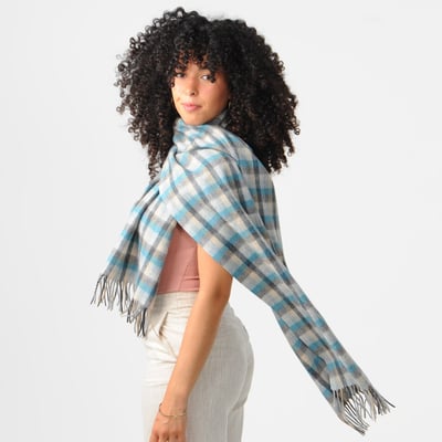 Islander 純羊羔毛圍巾10