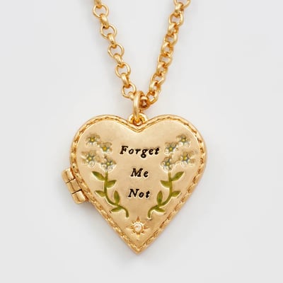 Fable England 勿忘我相片項鍊1