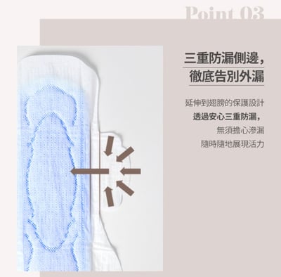 secretday 韓國原裝進口 Love系列 衛生棉 蝶翼型, M(24.5cm), 16片4