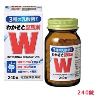 若元錠 Wakamoto 乳酸菌 腸胃藥 整腸錠 240錠1