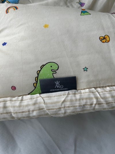 【賠本出清/韓國廣藏棉被】宇宙小恐龍 抗塵螨 黃色-寶寶被2