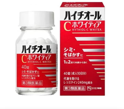 短效期 白兔牌 HYTHIOL C WHITEA 沛體旺美白丸 40錠 效期2027041