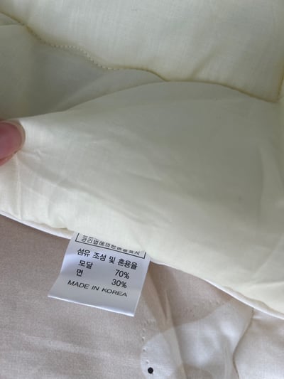 「破損」【賠本出清/韓國廣藏棉被】鴨寶寶-寶寶被(黃)3