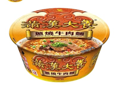 統一 滿漢大餐 蔥燒牛肉麵 192g （單碗）1
