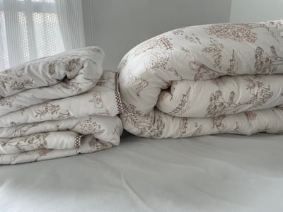 【賠本出清/韓國廣藏棉被】木屋小熊 膠原蛋白莫代爾 -夏季薄被5