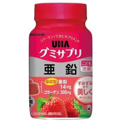 UHA 味覺糖 亞鉛 營養軟糖 60粒 30日份(罐裝)1