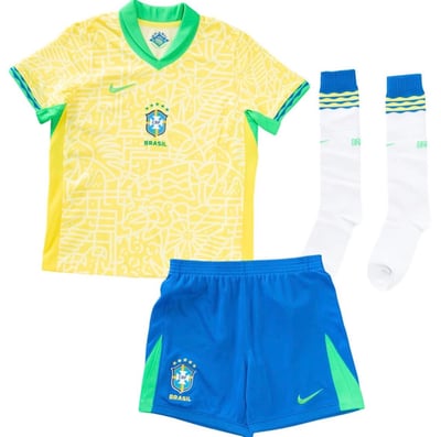 🍎 Nike Brazil 巴西主場隊球迷版 足球套裝2
