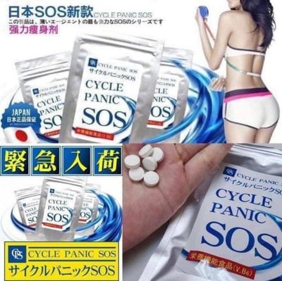 SOS CYCLE PANIC 急速瘦身 60錠 白1