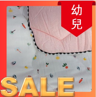 【賠本出清/韓國廣藏棉被】酪梨胡蘿蔔-寶寶被(粉)1