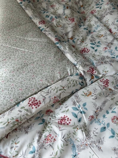 【賠本出清/韓國廣藏棉被】鳥語花香 天絲莫代爾  -四季被5