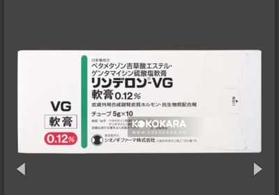 日本 牛皮癬 濕疹 頭皮屑 毛囊炎 VG軟膏 （單條出貨）2