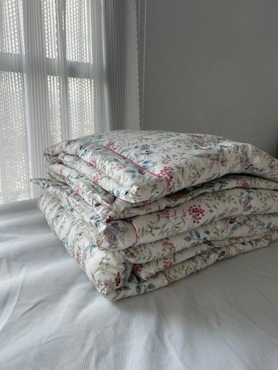 【賠本出清/韓國廣藏棉被】鳥語花香 天絲莫代爾  -四季被6