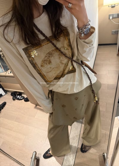 天絲復古插畫T7